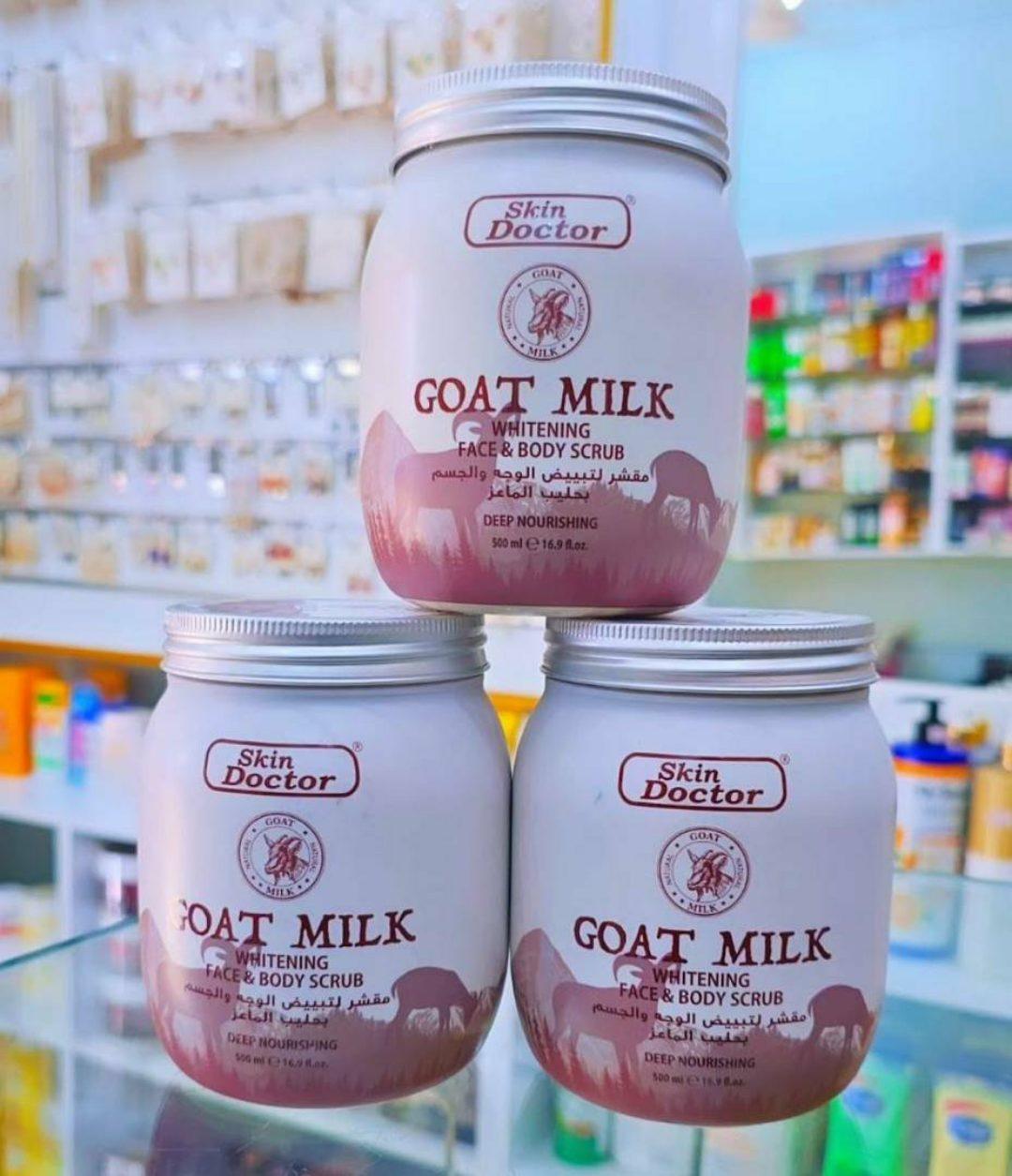 SKIN DOCTOR GOAT MILK WHITENING FACE & BODY SCRUB