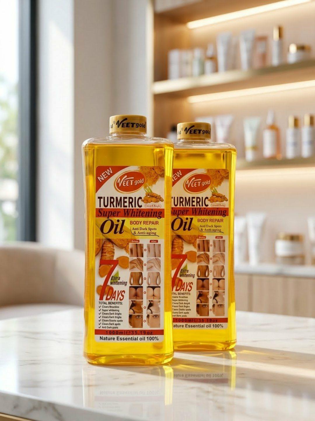 VEET GOLD TURMERIC SUPER WHITENING BODY REPAIR OIL