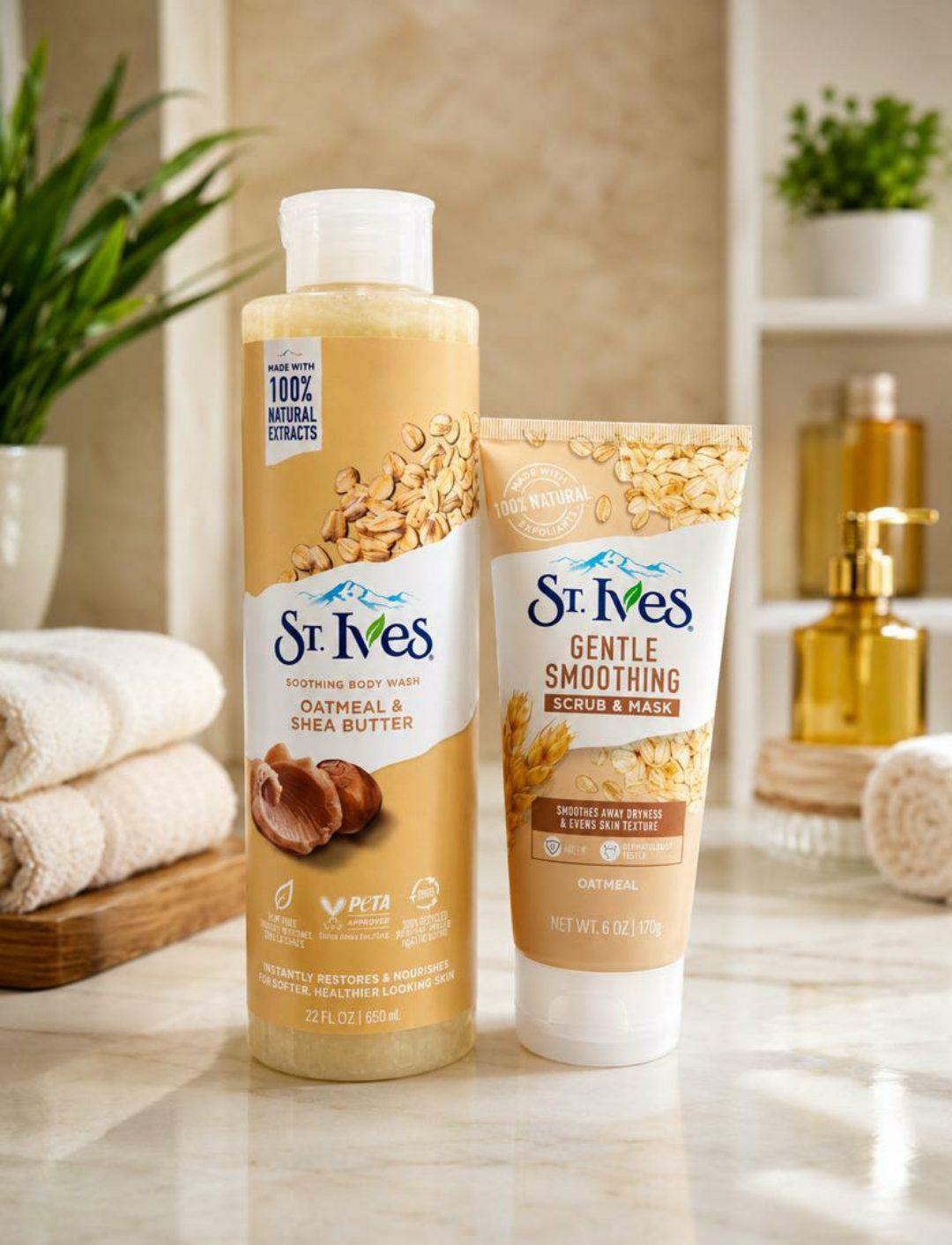 ST. IVES OATMEALS & SHEA BUTTER